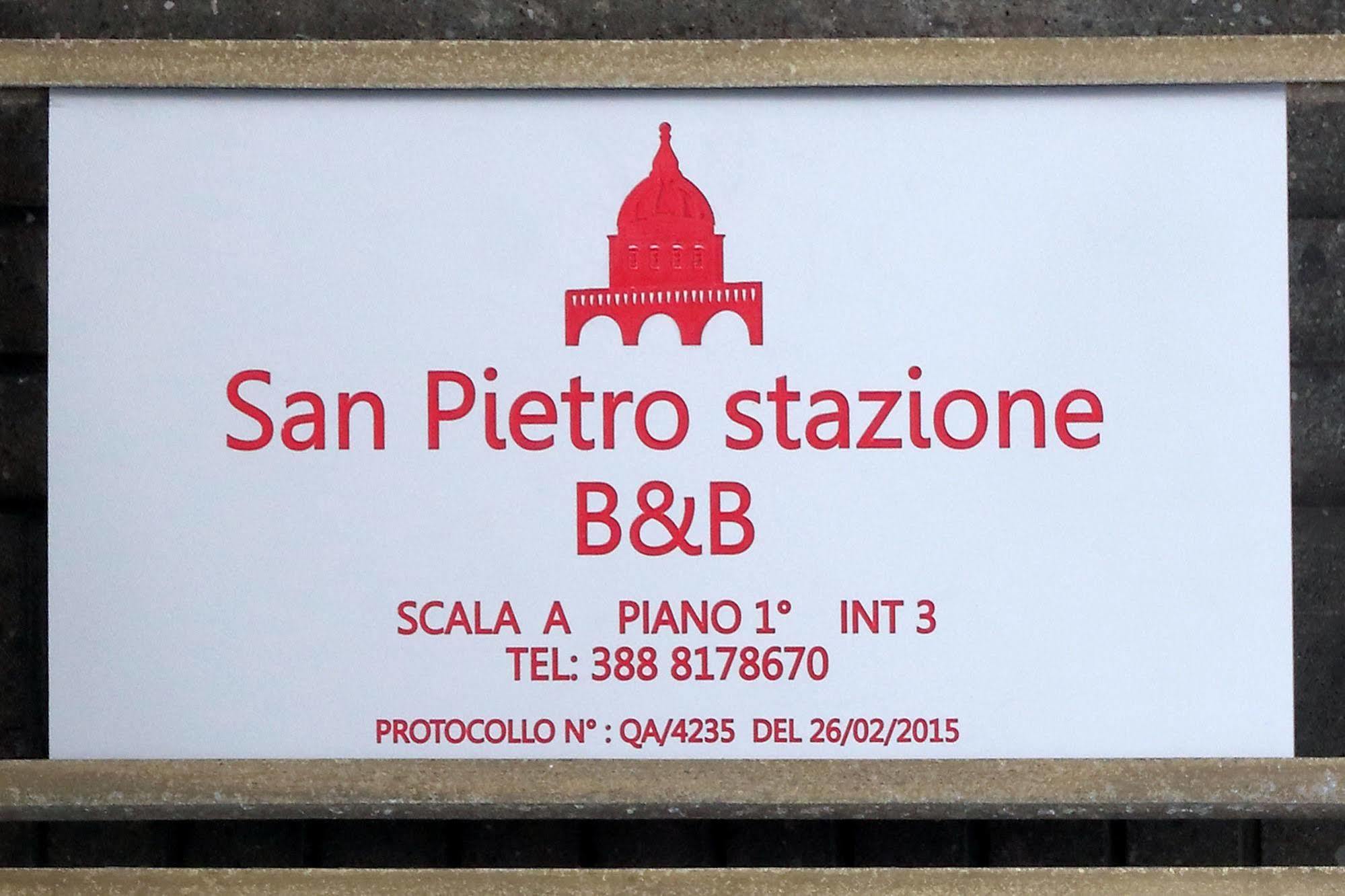 San Pietro Stazione Guesthouse Rome Exterior photo